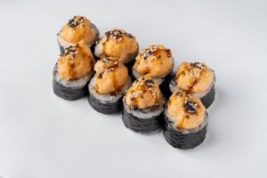 Замовити запечені роли з креветкою