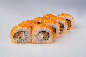 Роли Каліфорнія з копченим лососем