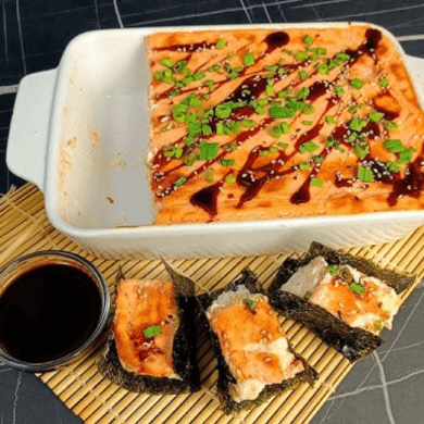 Суши торт горячий